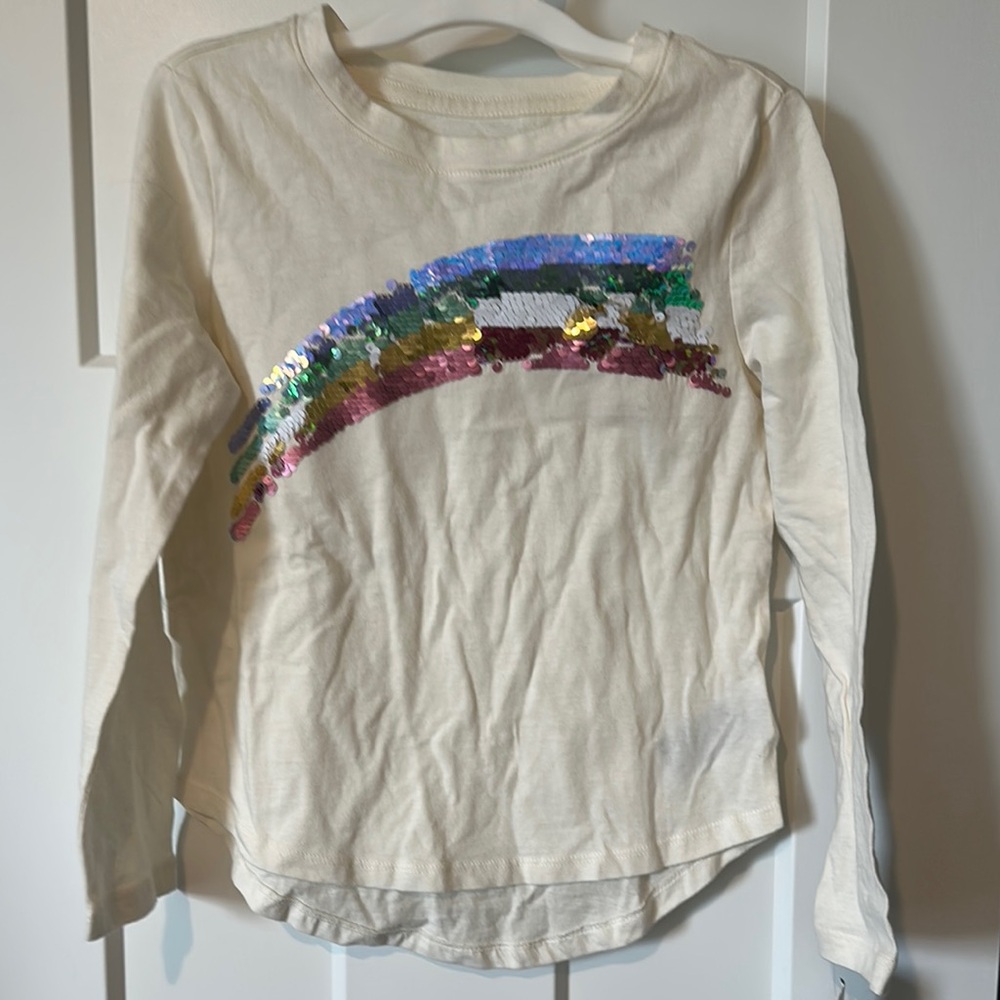NWT Sequin Rainbow Kids Shirt